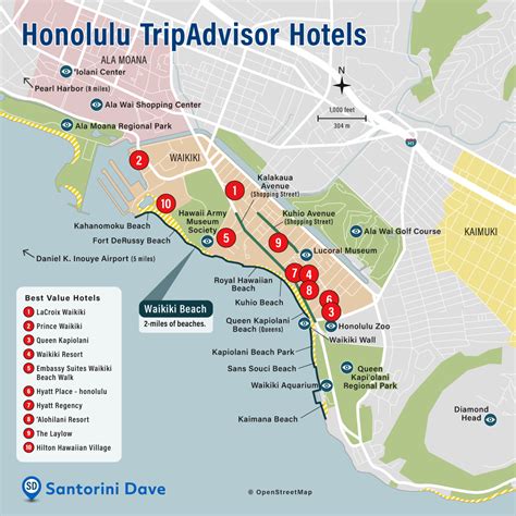 HONOLULU HOTEL MAP - Best Areas, Neighborhoods, & Places to Stay