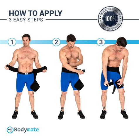 Bodymate® Compression Brace for Hip, Sciatica Nerve Pain Relief Thigh ...