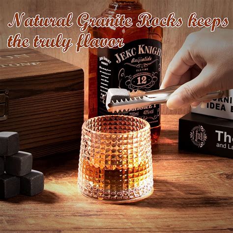 Buy Birthday Gifts for Men, Whiskey Stones Gifts Set for Fathers Day ...