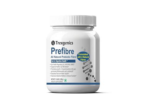 Trexgenics PREFIBRE 4X Natural PREBIOTIC FIBRES -Digestive & Gut Health ...