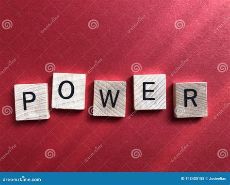 The Word Power In Red