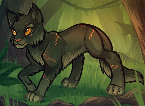 How To Draw Yellowfang, Yellowfang From Warrior Cats, Step by Step ...