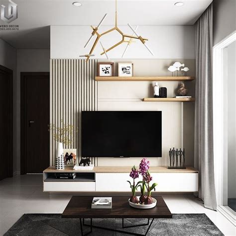 living room design tv wall