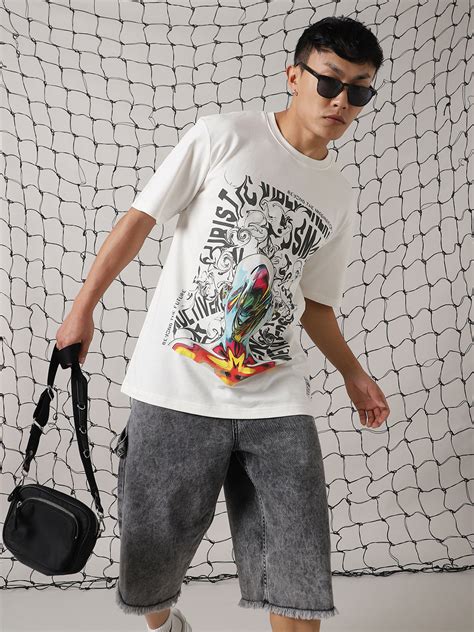 Hubberholme Men Printed Phygital Graphic Sleeveless Vest Relazed Fit T ...