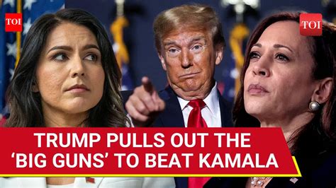 Kamala’s Old Rival Tulsi Gabbard Joins Trump Ahead Of First U.S ...
