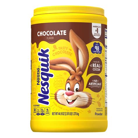 Nesquik Chocolate Milk Powder Nutrition Facts | Besto Blog