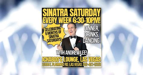 Sinatra Saturdays 6 Month Celebration!, Ichabod's Lounge & Piano Bar ...