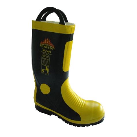 Safetyware - Foot Protection-HARVIK Fire Fighting Safety Boots