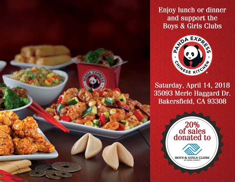 Panda Express fundraiser benefiting the Boys & Girls Clubs of Kern County