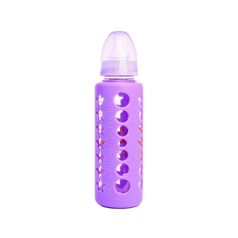 Buy The Little Lookers High Borosilicate Glass Feeding Bottle for Baby ...