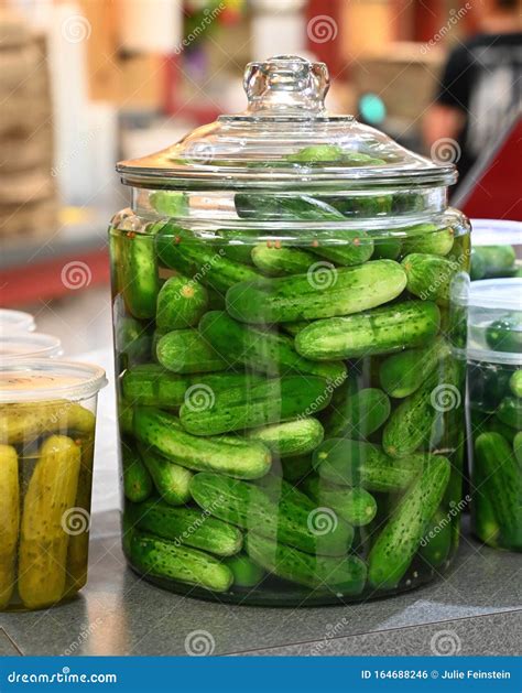 Half Sour Pickles stock photo. Image of green, pickle - 164688246