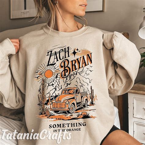 Zach Bryan Something In The Orange Sweatshirt , Zach Bryan Shirt, Zach ...