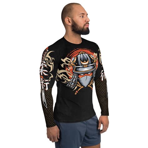 Men's Jiu Jitsu Rash Guard For BJJ - Samurai - JiuJitsu Lifestyle Brand