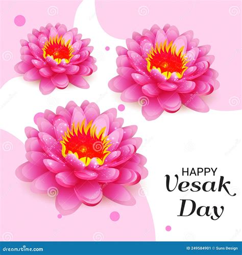 Vesak Day Is A Holy Day For Buddhists. Happy Buddha Day Royalty-Free ...