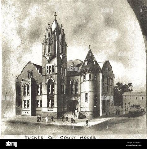 This perspective map from 1905 by Fowler & Kelly depicts the Tucker ...