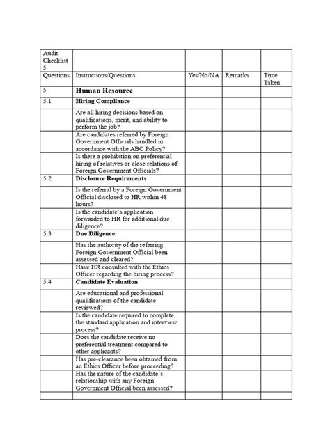 Audit File Checklist 的图像结果