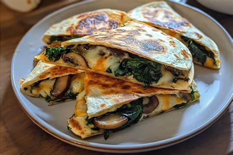 https://foodiecharm.com/wp-content/uploads/2025/03/Spinach-Mushroom-Quesadillas.webp