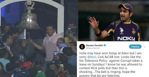 Gautam Gambhir Is Unhappy That A 'Corrupt' Cricketer Like Mohammad ...