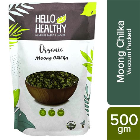 Organic Moong Chilka : Hello Healthy