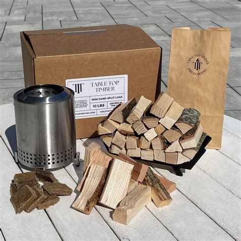 Amazon.com : Mini Fire Wood and Fire Starters - 5 OR 10 Pounds of Aged ...