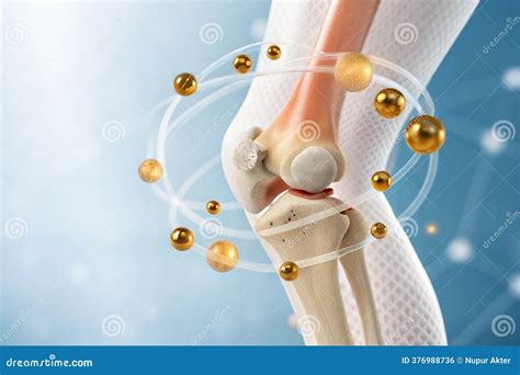 Detailed 3D Knee Anatomy Model With Torn Meniscus Realistic Illustration For Medical Education ...