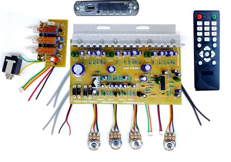 TECH AND TRADE 4440 TRIPLE IC BASED DIY HOME THEATER AUDIO AMPLIFIER ...