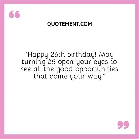 26th Birthday Quotes