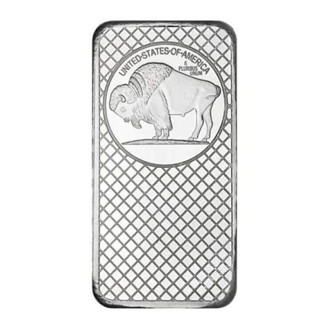 10 oz. Silver Buffalo Replica Bar Highland Mint