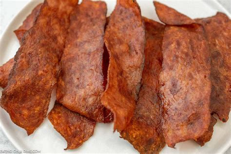 Air Fryer Turkey Bacon - Eating on a Dime