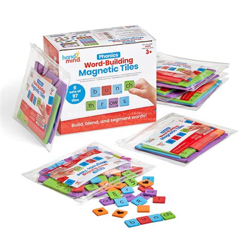 Amazon.com: hand2mind Phonics Word-Building Magnetic Letter Tiles ...