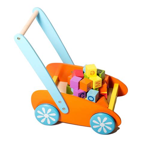 Wooden Baby Walker ---- wooden baby learning walk toy