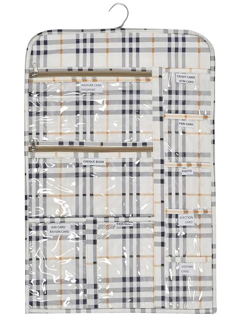 Multi-Utility Hanging Document Organizer for Keeping Passport/Aadhar ...