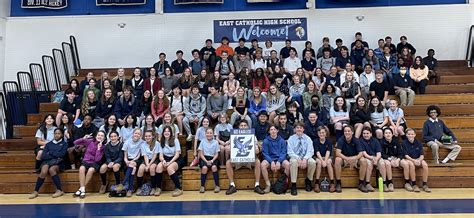8th Graders Visit East Catholic – St. James School – Manchester CT