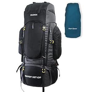 Buy TRAWOC 80L Travel Backpack Camping Hiking Rucksack Trekking Bag ...