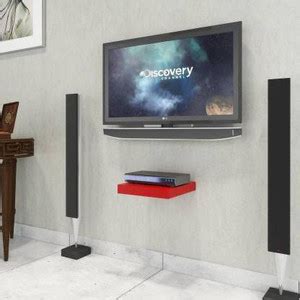 Hubwooden Hubwooden Good Floating Storage Set Top Box Stand Wooden Wall ...