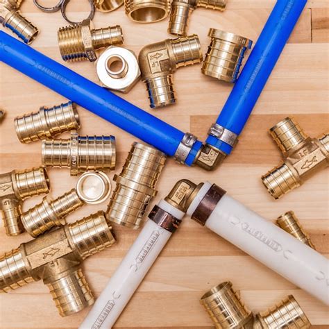 SharkBite 1/2-in PEX Crimp Brass Coupling UC008LFZ at Lowes.com