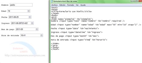 Image result for HTML5 Formularios