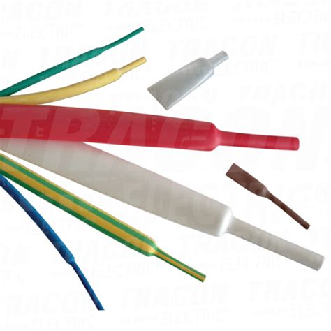 Tankozidni cev za zgrcenje 2:1 bela2.4/1.2mm. POLIOLEFIN