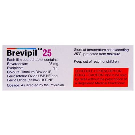Brevipil 25 Tablet 10's Price, Uses, Side Effects, Composition - Apollo ...