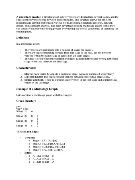 Image result for Multi-Stage Graph Algorithm English