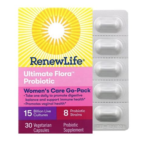 Renew Life Women's Care Probiotic Ultimate Flora -- 15 billion - 30 ...