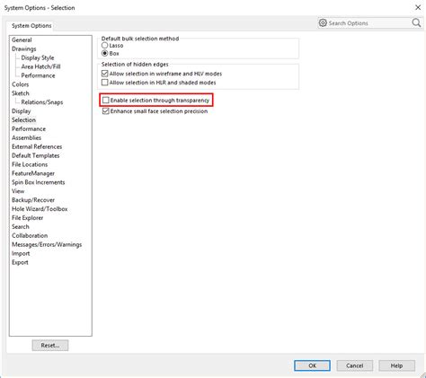 Image result for SolidWorks Filter Selection