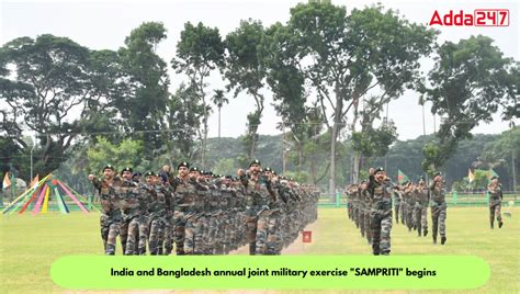 India and Bangladesh annual joint military exercise "SAMPRITI" begins