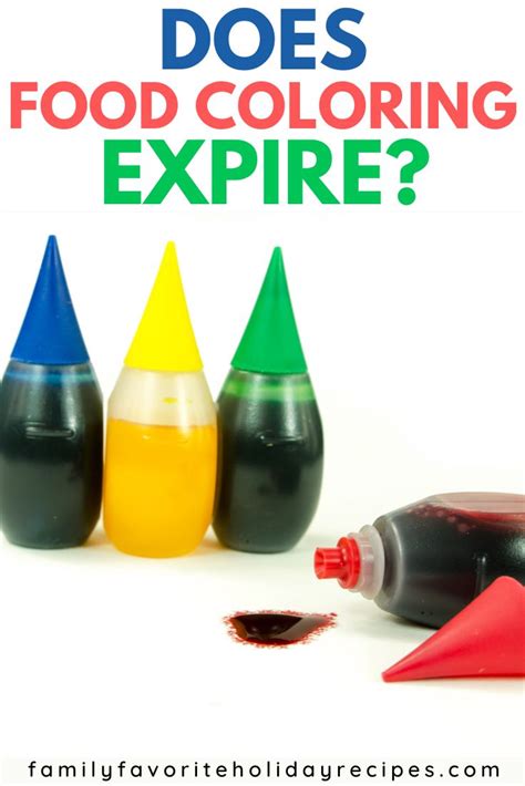 Does Food Coloring Expire? - Family Favorite Holiday Recipes