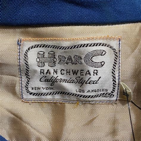 vintage 1940’s H BAR C bicolor wool gabardine western shirt | NOIR ONLINE