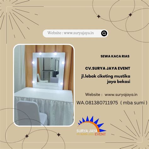 Sewa Kaca Rias Petukangan Selatan Pesanggrahan Jaksel