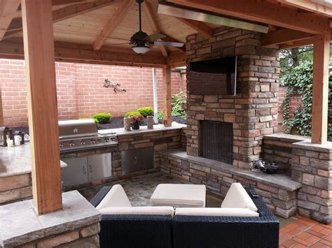 Outdoor Kitchen And Fireplace Ideas at Donna Wasser blog