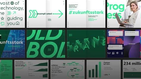 Google Slides master and corporate PowerPoint template including slide ...