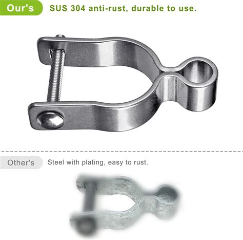 Buy Insaga 304 Stainless Steel Chain Link Fence Gate Frame Female Hinge ...