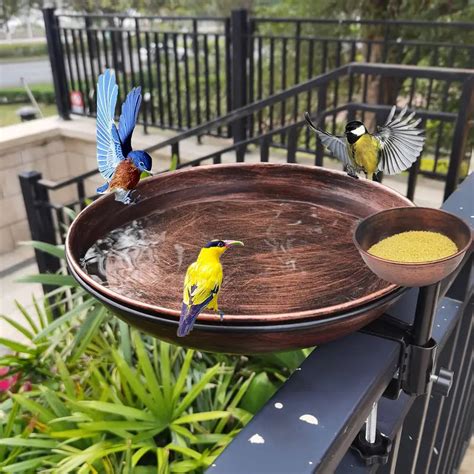 Clamp-On Balcony 2 in 1 Bird Feeder – WildTree